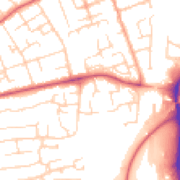 Daytime road noise heatmap for MK42 7PB
