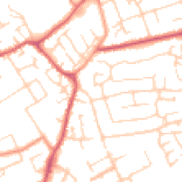 Daytime road noise heatmap for MK42 7QT