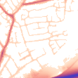Daytime road noise heatmap for MK42 7QX
