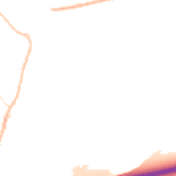 Night-time road noise heatmap for MK42 7QX