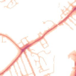 Daytime road noise heatmap for MK42 8AB