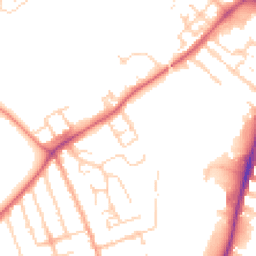 Daytime road noise heatmap for MK42 8AF