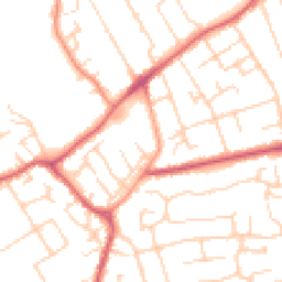 Daytime road noise heatmap for MK42 8JT