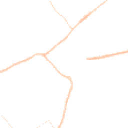 Night-time road noise heatmap for MK42 8JU