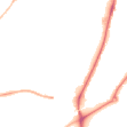 Night-time road noise heatmap for MK42 8LY