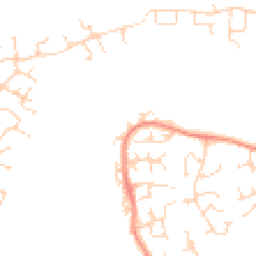 Daytime road noise heatmap for MK42 8RY