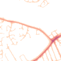 Daytime road noise heatmap for MK42 8TU