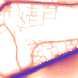 Daytime road noise heatmap for MK42 9AA