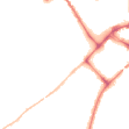 Night-time road noise heatmap for MK42 9ED