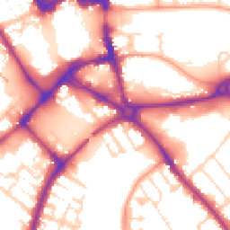 Daytime road noise heatmap for MK42 9EY
