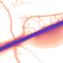 Daytime road noise heatmap for MK42 9FE