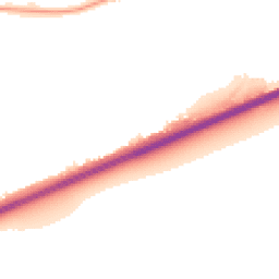 Night-time road noise heatmap for MK42 9GL