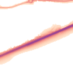 Night-time road noise heatmap for MK42 9GP