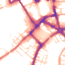 Daytime road noise heatmap for MK42 9HD