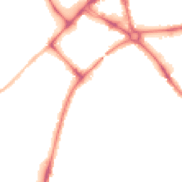 Night-time road noise heatmap for MK42 9HF