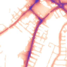 Daytime road noise heatmap for MK42 9JP
