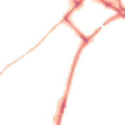 Night-time road noise heatmap for MK42 9JR