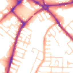 Daytime road noise heatmap for MK42 9JT