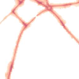 Night-time road noise heatmap for MK42 9JT