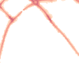 Night-time road noise heatmap for MK42 9LJ