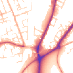 Daytime road noise heatmap for MK42 9RP