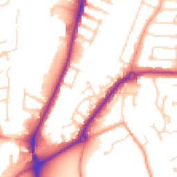Daytime road noise heatmap for MK42 9RQ