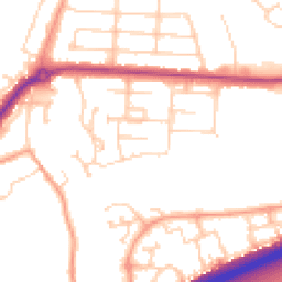 Daytime road noise heatmap for MK42 9XB