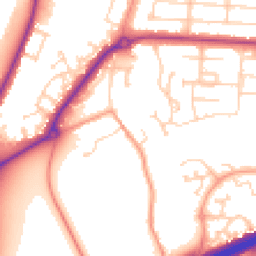 Daytime road noise heatmap for MK42 9XY