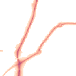 Night-time road noise heatmap for MK42 9YX