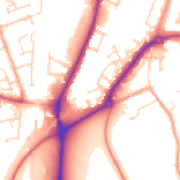 Daytime road noise heatmap for MK42 9YZ