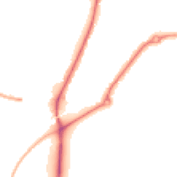 Night-time road noise heatmap for MK42 9YZ