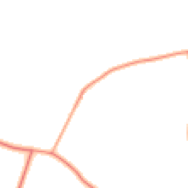 Daytime road noise heatmap for MK43 0AS