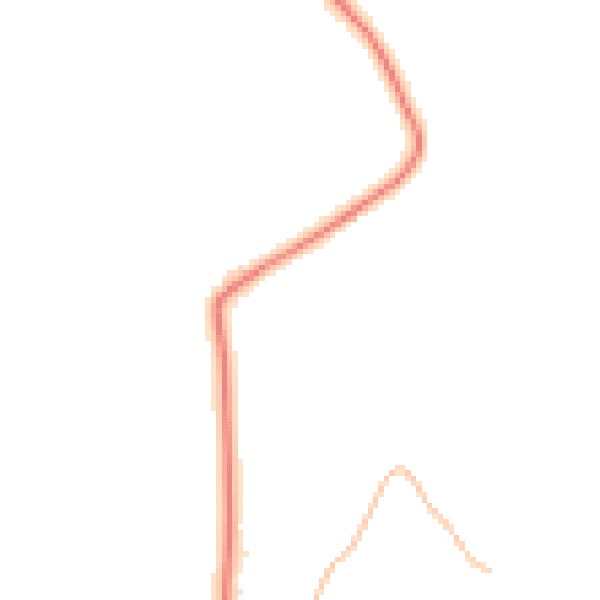 Daytime road noise heatmap for MK43 0AT