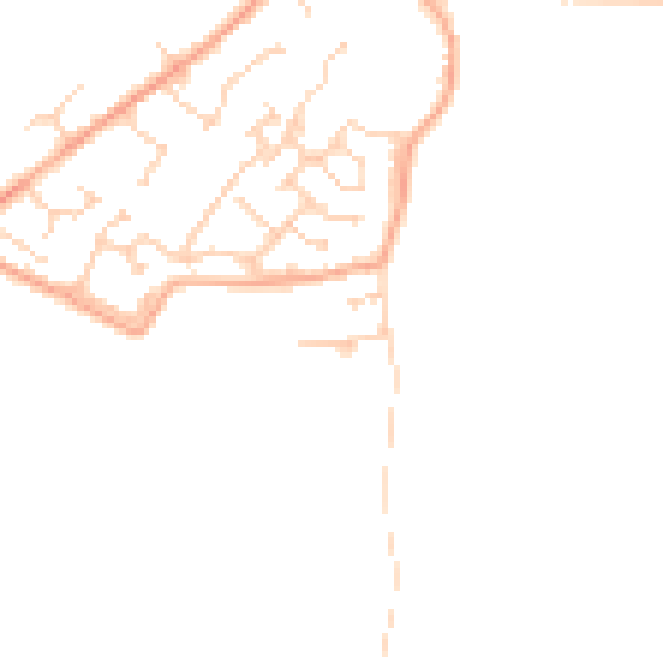Daytime road noise heatmap for MK43 0EE