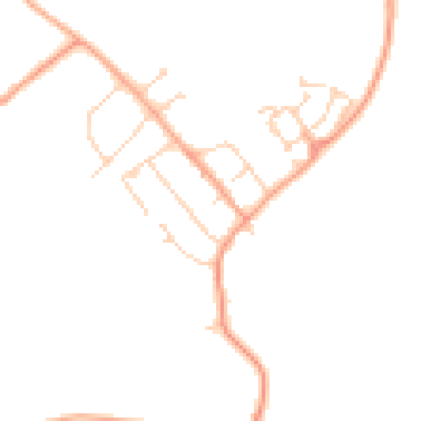 Daytime road noise heatmap for MK43 0RH