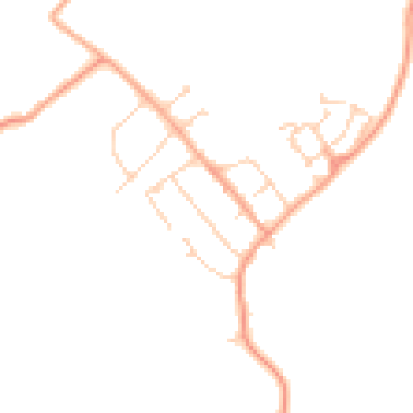 Daytime road noise heatmap for MK43 0RS
