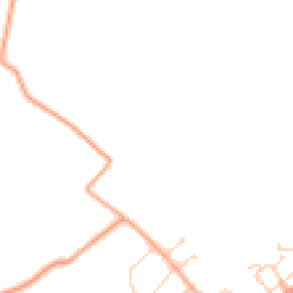 Daytime road noise heatmap for MK43 0SL
