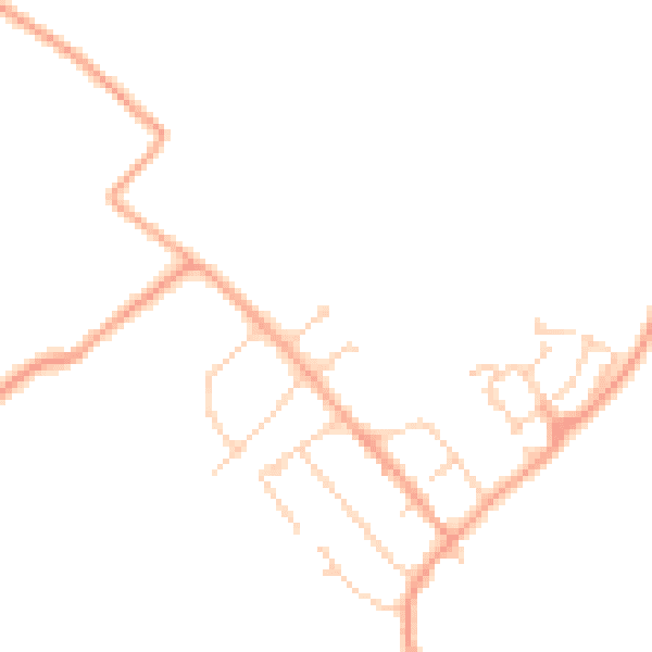 Daytime road noise heatmap for MK43 0SP