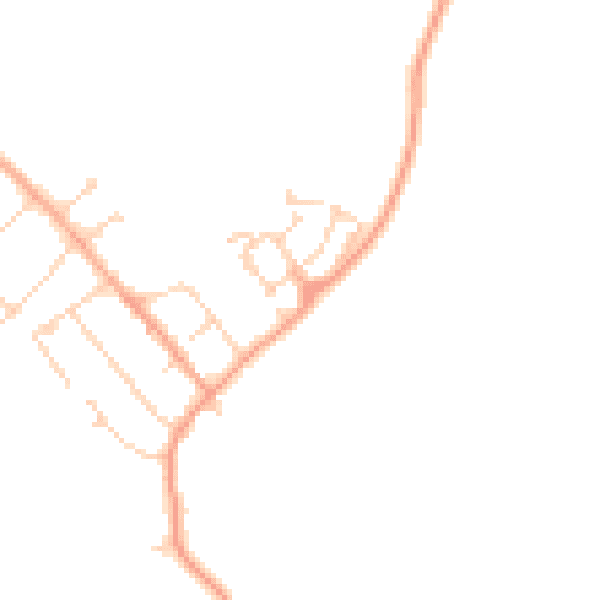 Daytime road noise heatmap for MK43 0UP