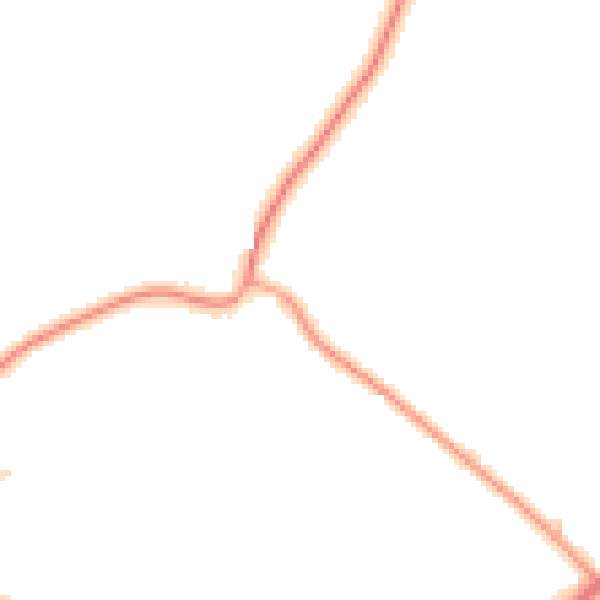 Daytime road noise heatmap for MK43 0UY