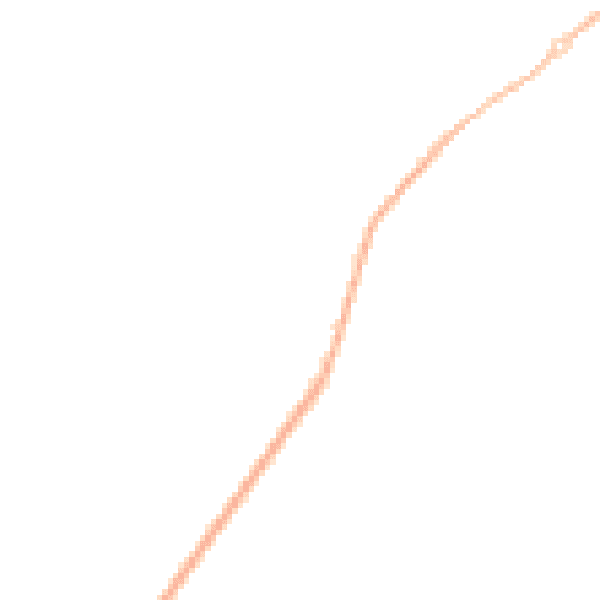 Night-time road noise heatmap for MK43 0XD