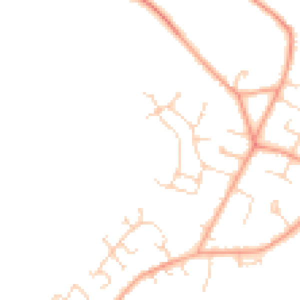 Daytime road noise heatmap for MK43 1AR