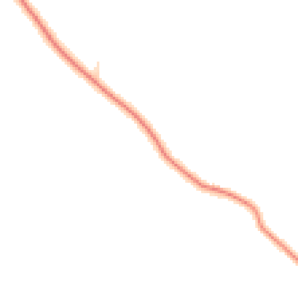 Daytime road noise heatmap for MK43 7AH
