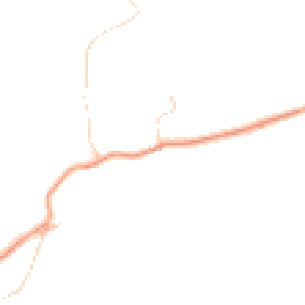 Daytime road noise heatmap for MK43 7BB