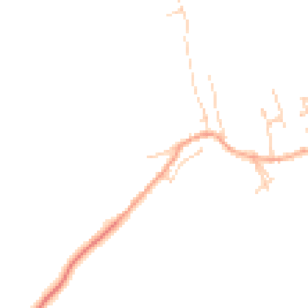 Daytime road noise heatmap for MK43 7BN