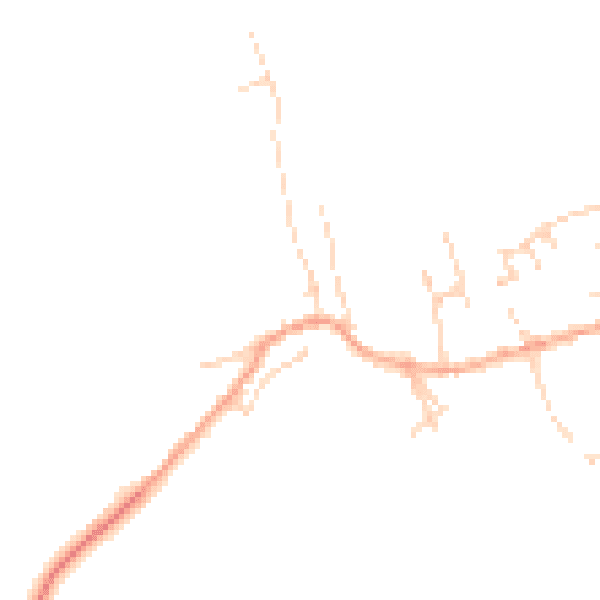 Daytime road noise heatmap for MK43 7ER