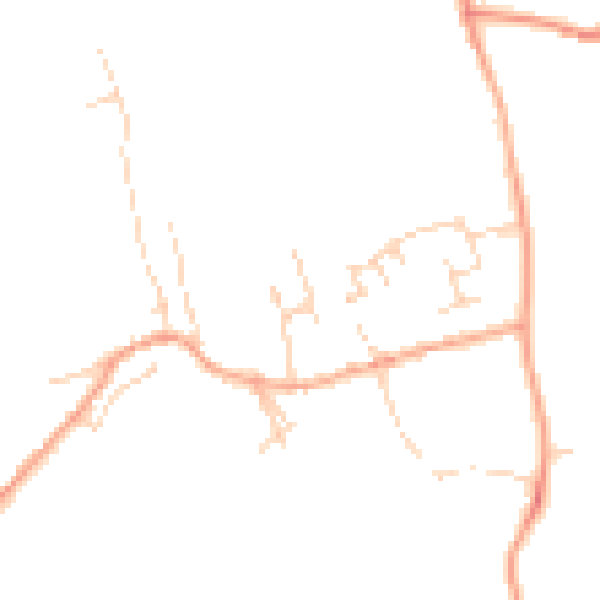 Daytime road noise heatmap for MK43 7FR