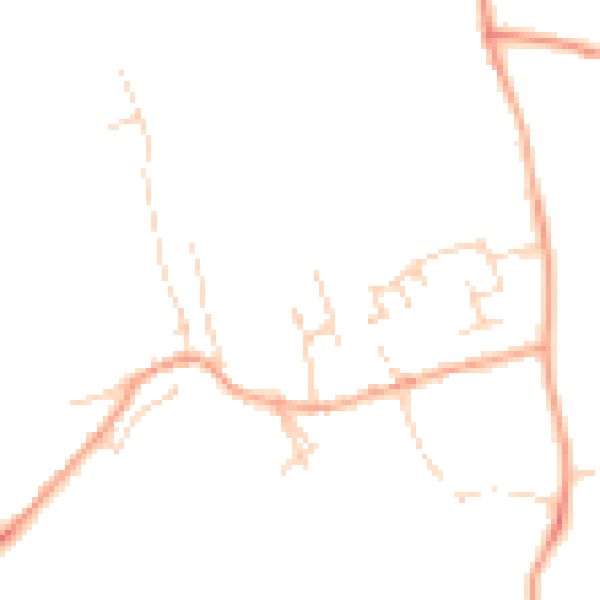 Daytime road noise heatmap for MK43 7FS