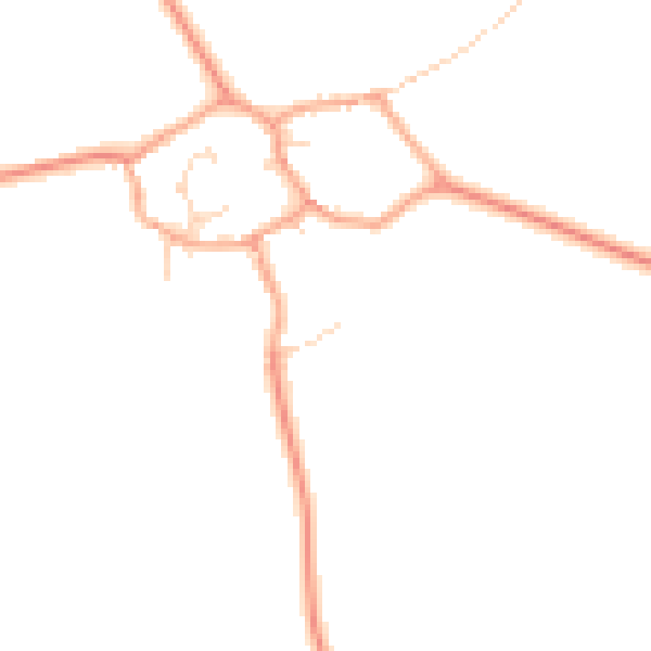 Daytime road noise heatmap for MK43 7HA