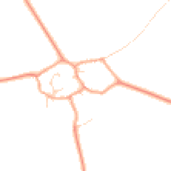 Daytime road noise heatmap for MK43 7HP